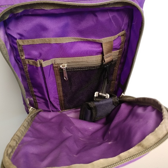 L.L. Bean Bags Ll Bean Monogram Kayla Purple Back Pack Poshmark